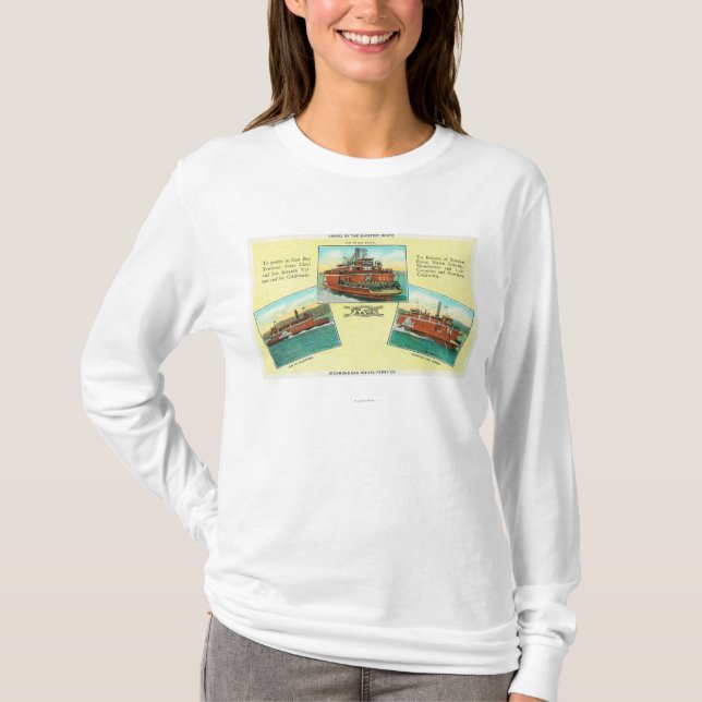 View of Richmond-San Rafael Ferries T-Shirt (Front)