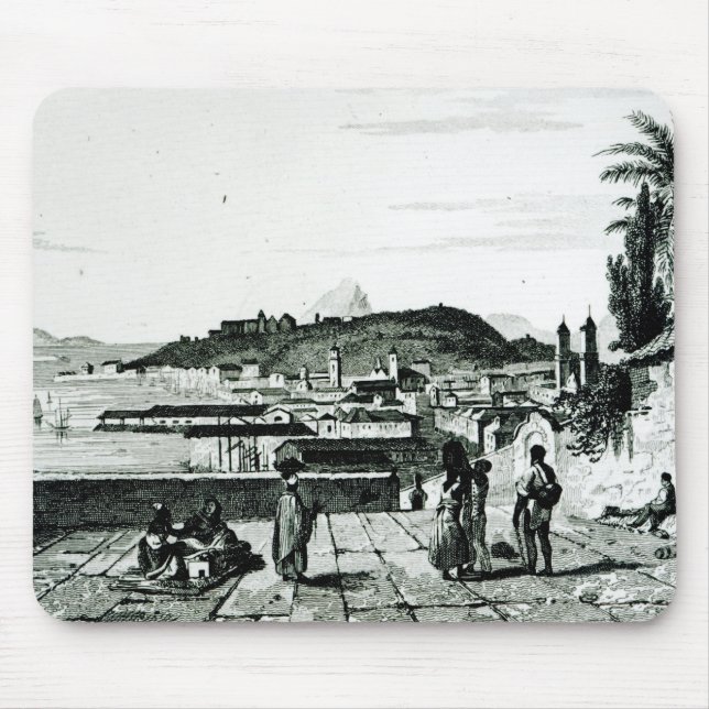 View of Rio de Janeiro from the church Mouse Pad (Front)