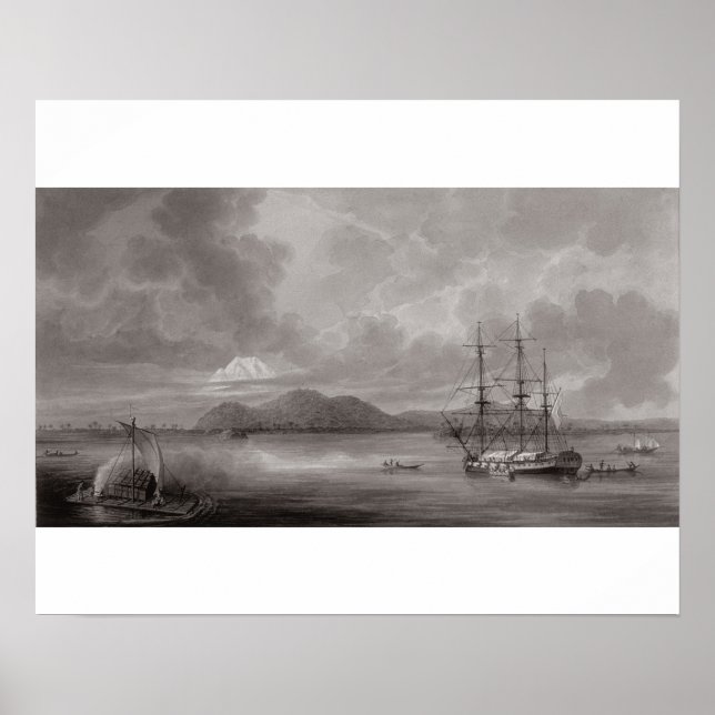 View of Rio de Manila (lithograph) Poster (Front)