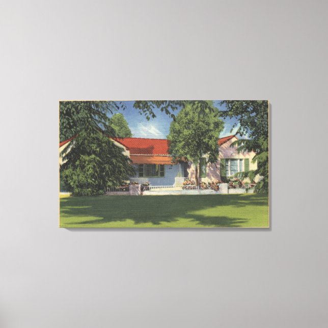 View of Robert Taylor's Residence Canvas Print (Front)