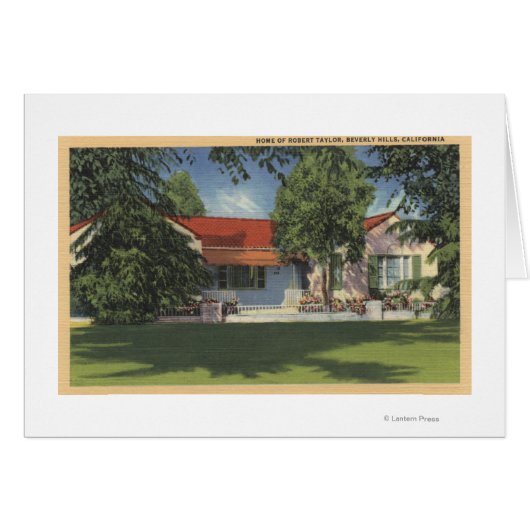 View of Robert Taylor's Residence Cards (Front Horizontal)