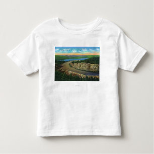 View of Rock Cut on Cadillac Mt Viewing Eagle Toddler T-shirt