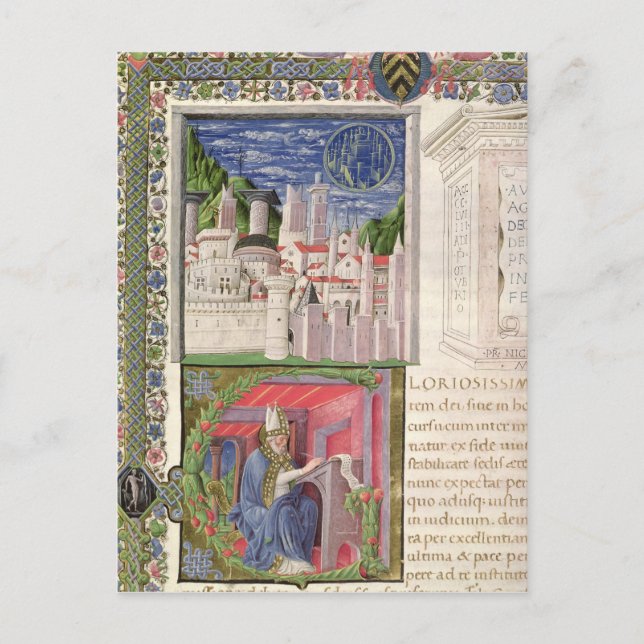 View of Rome as the City of God Postcard (Front)
