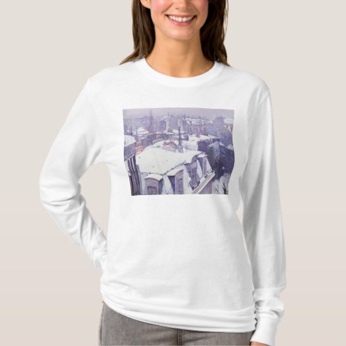 View of Roofs  or Roofs under Snow 1878 T_Shirt