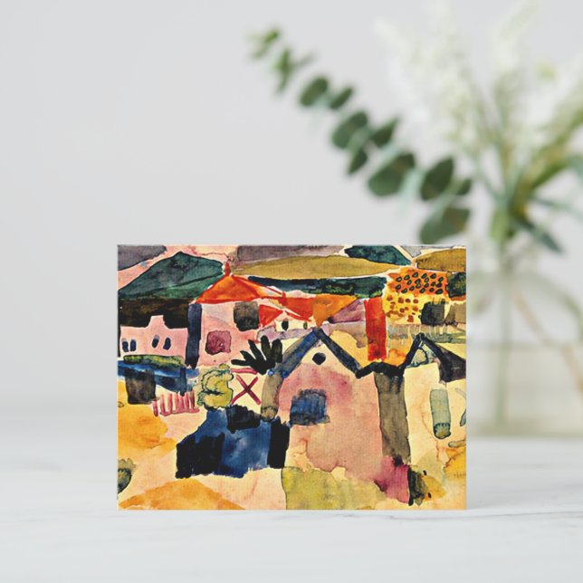 View of Saint Germain, Paul Klee, Postcard (Standing Front)