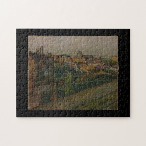 View of Saint_Valry_sur_Somme Edgar Degas Jigsaw Puzzle