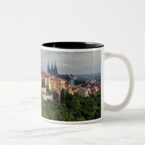 View of Saint Vituss Cathedral Prague Czech Two_Tone Coffee Mug