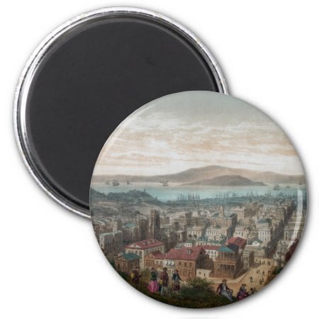 View Of San Francisco (1860) Magnet