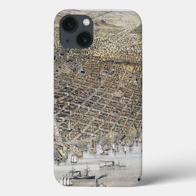 View Of San Francisco, 1878 Case-Mate iPhone Case (Back)