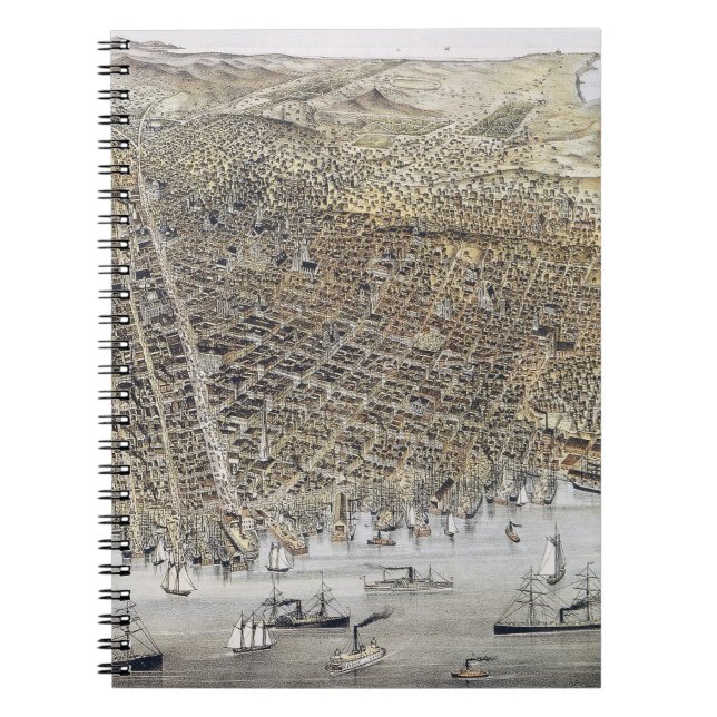 View Of San Francisco, 1878 Notebook (Front)