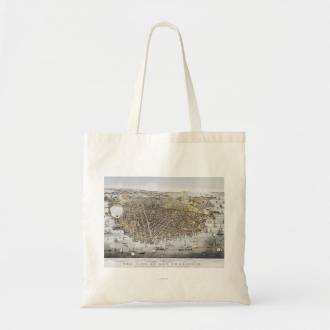 View Of San Francisco, 1878 Tote Bag (Front)