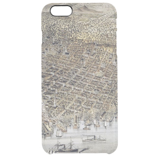 View Of San Francisco, 1878 Uncommon iPhone Case (Back)