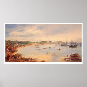 View of San Francisco, California Harbor (0575A) Poster