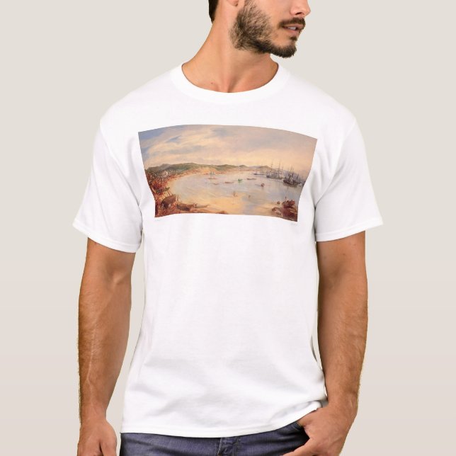 View of San Francisco, California Harbor (0575A) T-Shirt (Front)