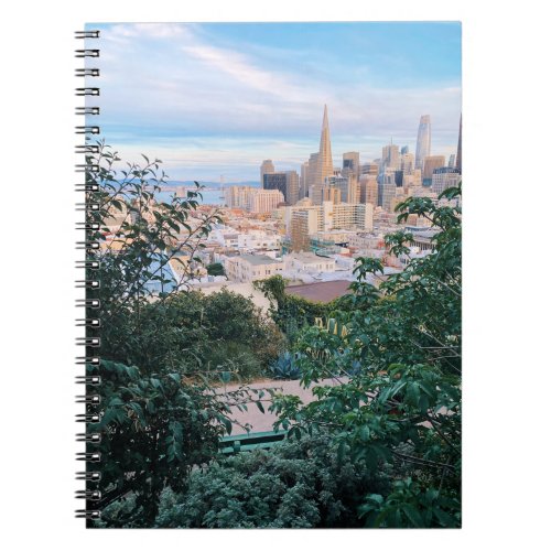 View of San Francisco Spiral Photo Notebook