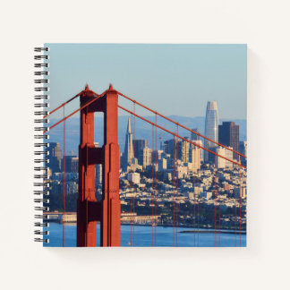 View of San Francisco Through Golden Gate Bridge Notebook