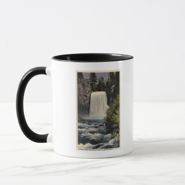 View of San Joaquin River & Rainbow Falls Mug (Left)