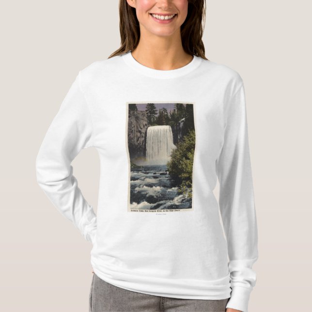 View of San Joaquin River & Rainbow Falls T-Shirt (Front)