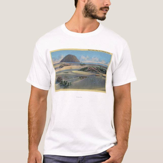 View of Sand Dunes Alongside the Coast T-Shirt (Front)
