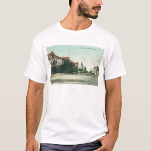 View of Santa Cruz AvenueLos Gatos, CA T-Shirt