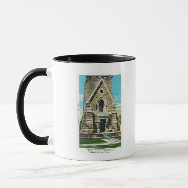 View of Saratoga Battle Monument Mug (Left)