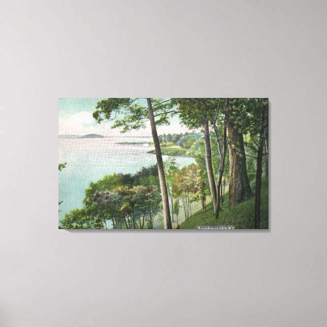 View of Saratoga Lake # 2 Canvas Print (Front)
