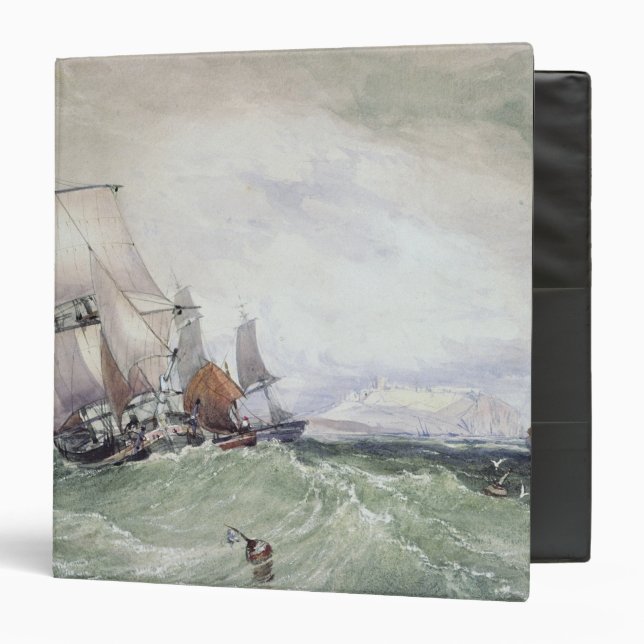 View of Scarborough, with a Collier Brig 3 Ring Binder (Front/Inside)