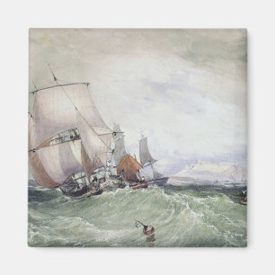 View of Scarborough, with a Collier Brig Magnet