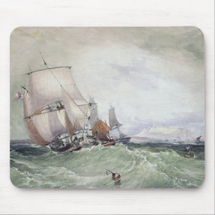 View of Scarborough, with a Collier Brig Mouse Pad