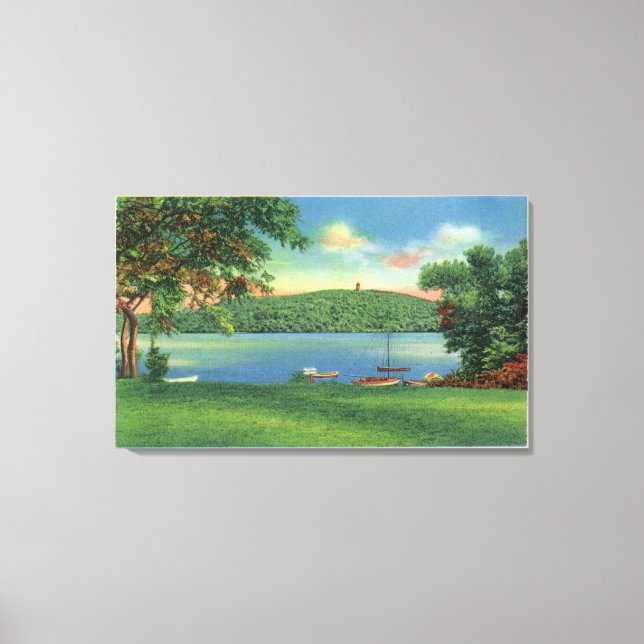 View of Scargo Hill and Tower Canvas Print (Front)