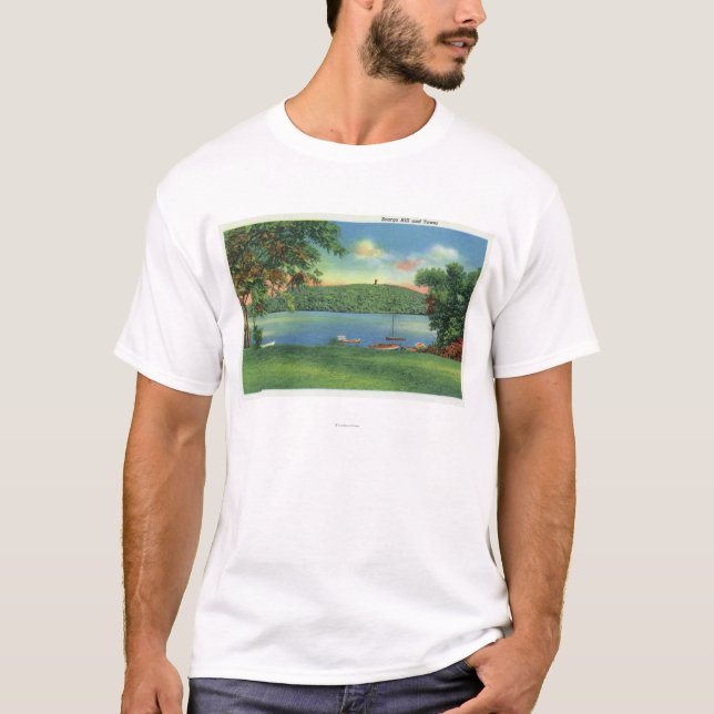 View of Scargo Hill and Tower T-Shirt (Front)