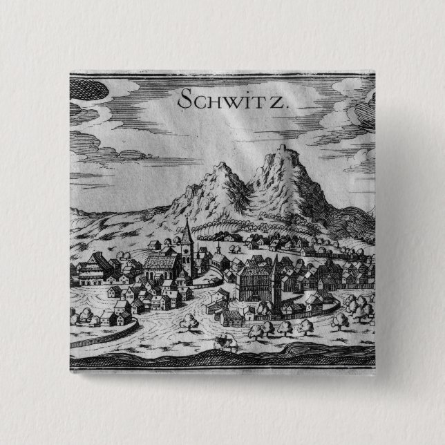 View of Schwyz Button (Front)