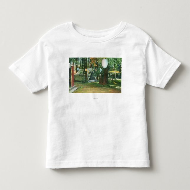View of Scotts Camp, RedwoodsRussian River, CA Toddler T-shirt (Front)