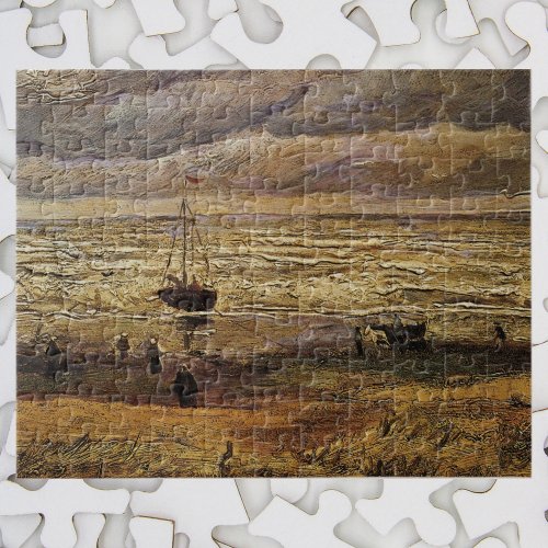 View of Sea at Scheveningen by Vincent van Gogh Jigsaw Puzzle