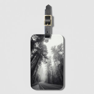 View Of Sequoia Trees In Forest Luggage Tag