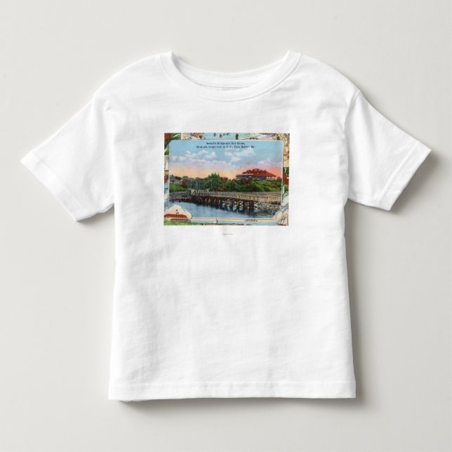 View of Sewall's Bridge and Clubhouse Toddler T-shirt (Front)