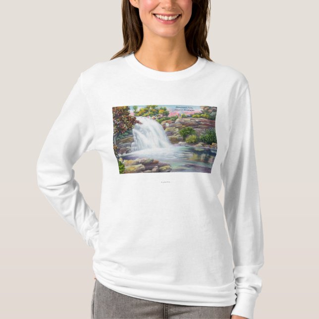 View of Shinglekill Falls T-Shirt (Front)