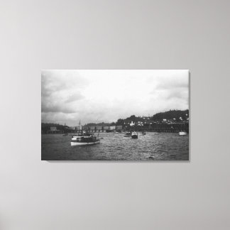 View of Ships at the 15th Annual Regatta Canvas Print