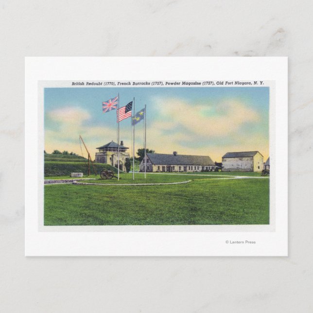 View of Sir William Johnson Council Chamber Postcard (Front)