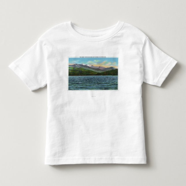 View of Snowy Mts from the Tupper Lake Road Toddler T-shirt (Front)
