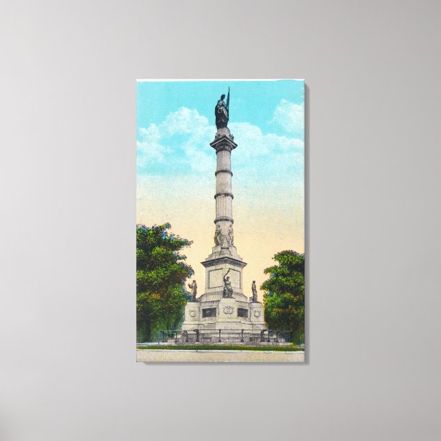 View of Soldiers and Sailors' Canvas Print (Front)