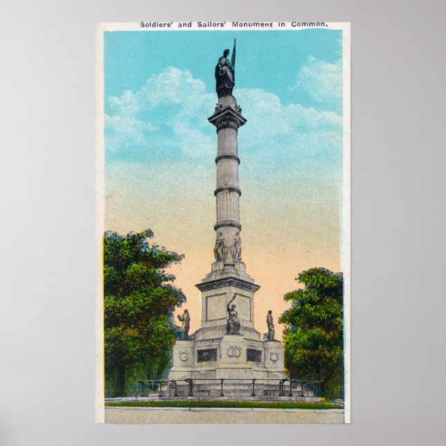 View of Soldiers and Sailors' Poster (Front)