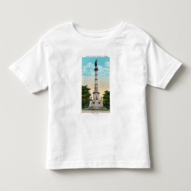 View of Soldiers and Sailors' Toddler T-shirt (Front)