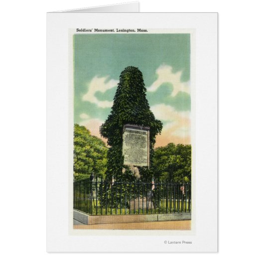 View of Soldiers' Monument Cards (Front)