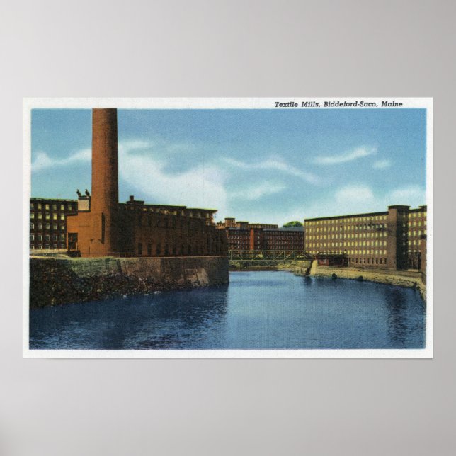 View of Some Textile Mills Poster (Front)