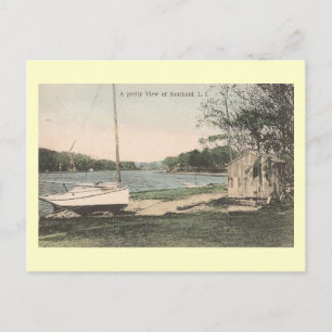 View of Southold, Long Island, New York Vintage Postcard