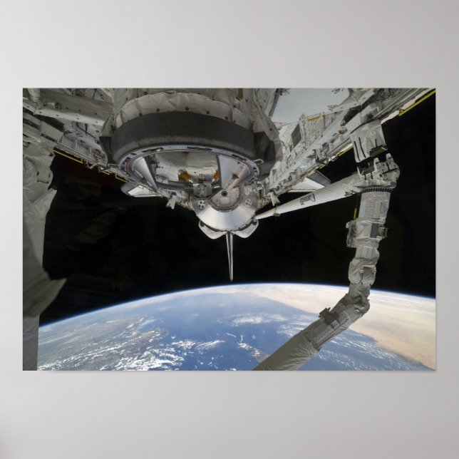 View of Space Shuttle Discovery Poster (Front)