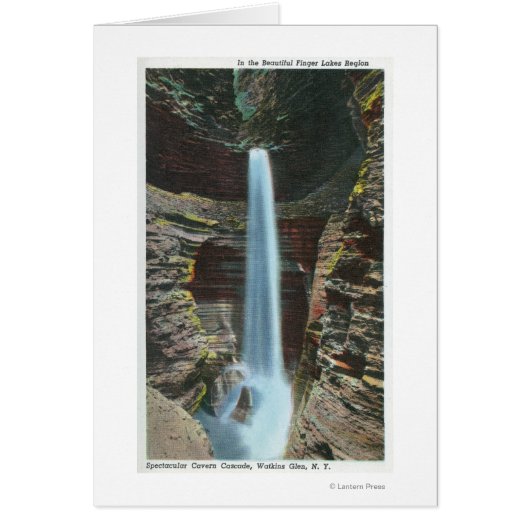 View of Spectacular Cavern Cascade Cards (Front)