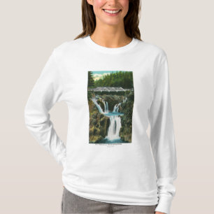View of Split Rock Falls and Bridge T-Shirt
