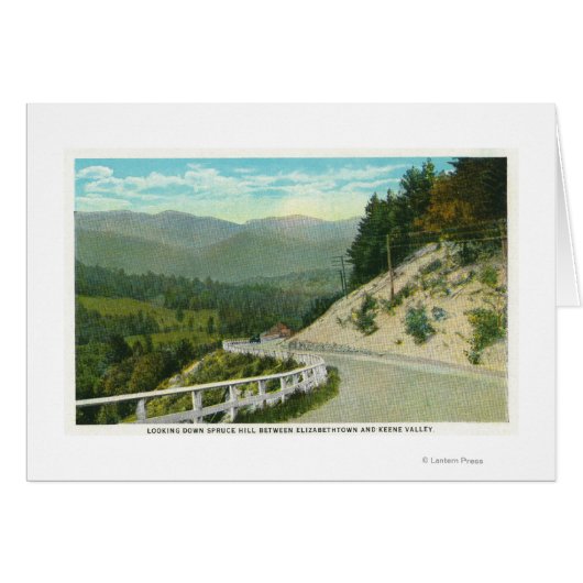 View of Spruce Hill before Keene Valley Cards (Front Horizontal)